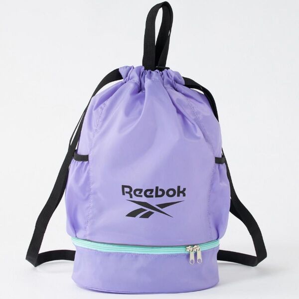 Reebok バックパック 2重底プールバッグ アウトドア 水泳 スイミング スポーツ ナップザック ナイロン リュック ナップ