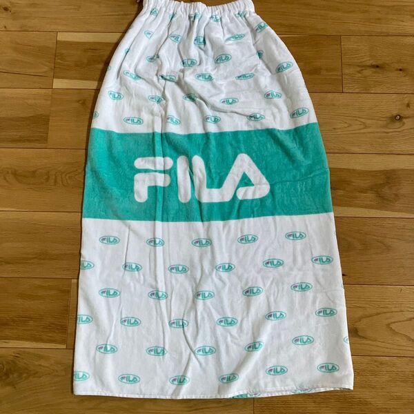 FILA フィラ ラップタオル 約100センチ 巻きタオル プールタオル バスタオル プール スイミング スナップタオル