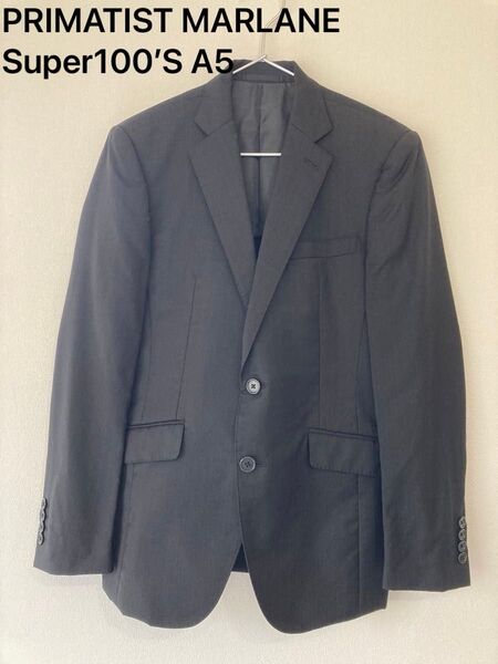 訳あり PRIMATIST MARLANE Super100’S メンズスーツ A5 黒 Comfortable Light