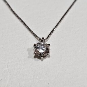 1640 ダイヤネックレスPT850プラチナ0.473ct CGLソーティング