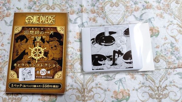 ONEPIECE ワンピース キャラバッジコレクション 回想録の一片 "望" サンジ
