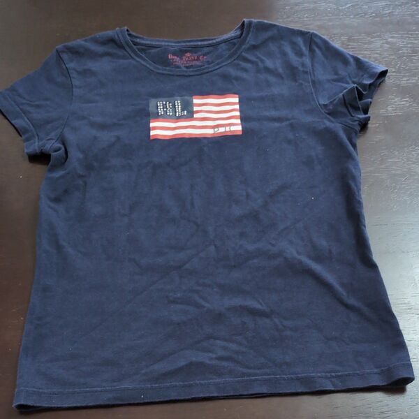 Double RL Tシャツ ネイビー M