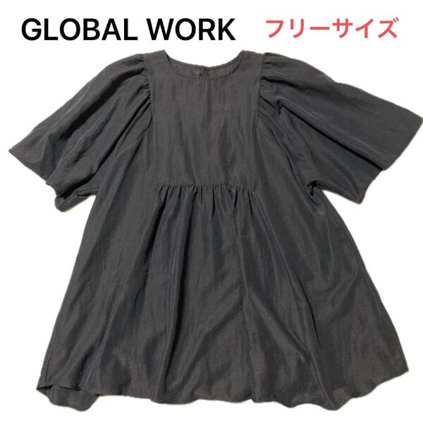 グローバルワーク global work トップス ブラック F レディース ブラウス