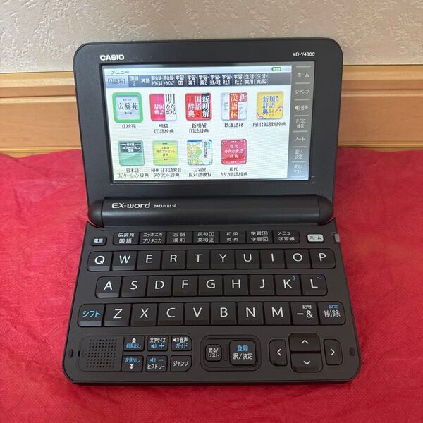 電子辞書 CASIO XD-Y4800 DATAPLUS10 ケース付★