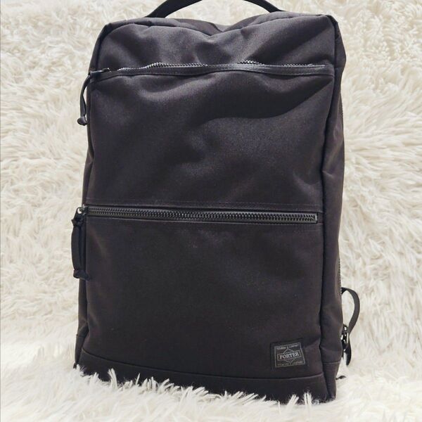 PORTER インタラクティブデイパック ビジネスリュック A4 PC収納可 黒