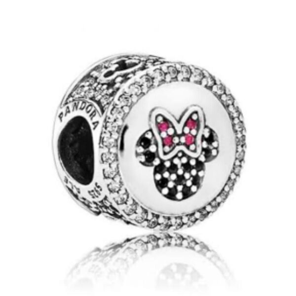 Pandora ディズニー ミッキー&ミニー スパークリング アイコン チャーム