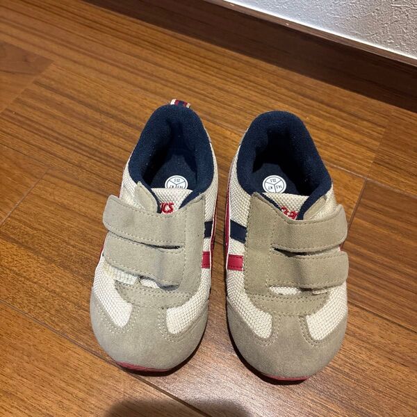 asics アシックス スニーカー 14.5cm マジックテープ式