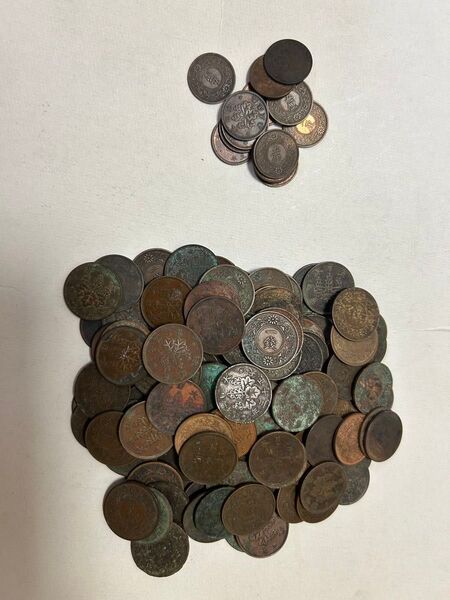 桐一銭青銅貨150枚と5厘青銅貨19枚まとめ 古銭