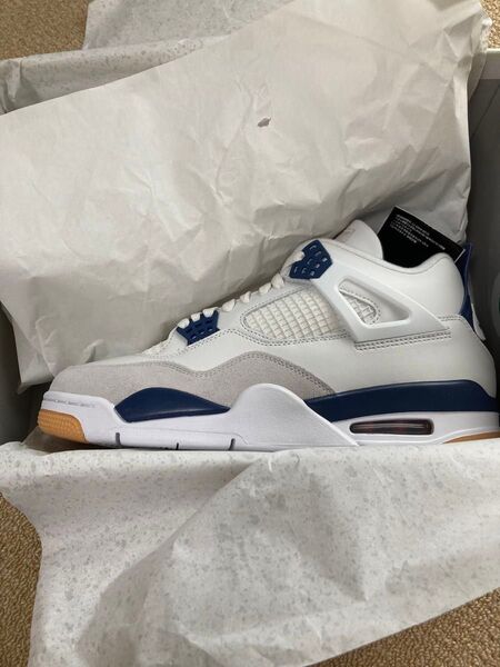 新品未使用 Nike SB Air Jordan 4 Retro SP "Summit White/Navy"