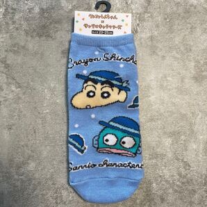 クレヨンしんちゃん×サンリオキャラクターズ ソックス 23~25cm ハンギョドン アベイル しまむら