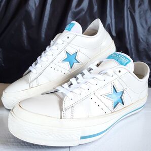 日本製 CONVERSE ONESTAR ワンスター ライトブルー ホワイト ALLSTAR オールスター ジャックスター