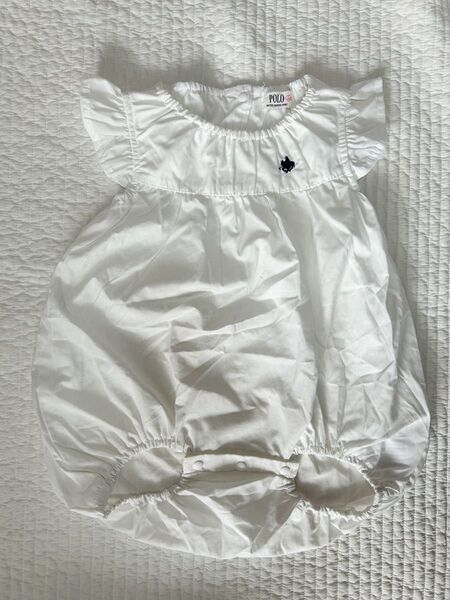 POLO RALPH LAUREN ベビー ロンパース ホワイト 70サイズ バースデイ