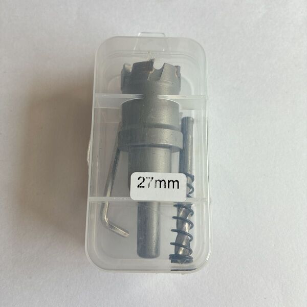 【27mm】ステンレス ホールソー 穴あけ 電動ドリル ホルソー ホールカッター