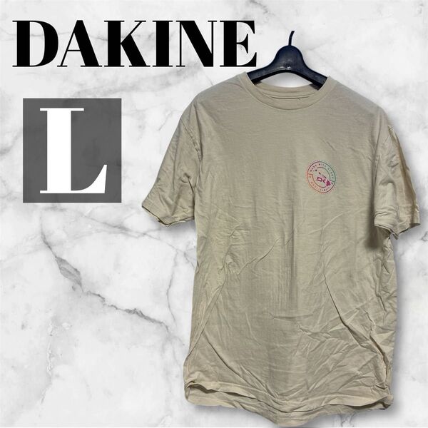 【L】DAKINE ホワイトTシャツ メンズ トップス 夏服 シンプル 輸入古着 USA オシャレ ヴィンテージ