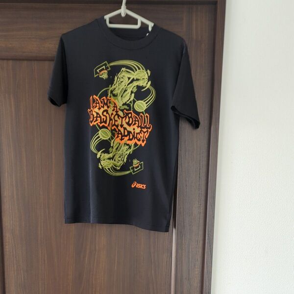 asics アシックス バスケTシャツ 160黒