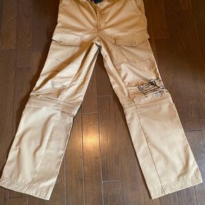 美品badboyクライミングワークカーゴペインターショートハーフパンツ2wayトレッキングパンツアーミーパンツチノパン アウトドア