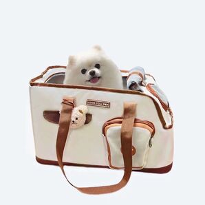ペットキャリーバッグ 犬 猫 トーストキャリーバッグペットトートバッグ可愛い軽量