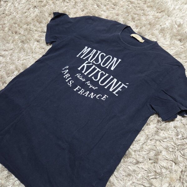 メゾンキツネ ネイビー Tシャツ