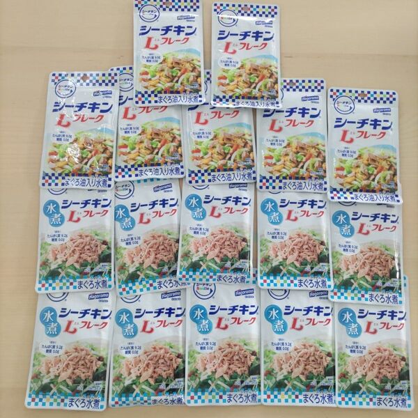 はごろも シーチキン Lフレーク まぐろ水煮 まぐろ油入り水煮 17袋