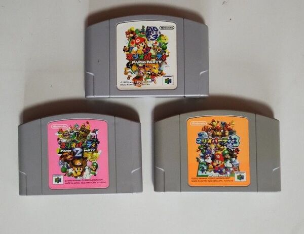 【3本セット】Nintendo 64 マリオパーティ MARIO PARTY 任天堂 N64