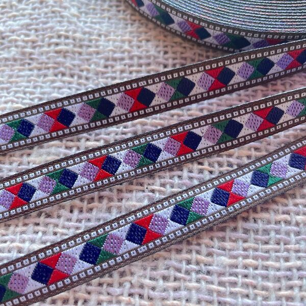 【刺繍リボン★2m販売】チェンマイ リボン エスニック チロリアンテープ