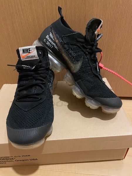 週末限定値下!★希少サイズ★ Nike X Off-Whiteナイキ x オフホワイト Vapormax FK スニーカー