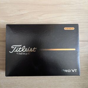 【新品未使用】タイトリスト PRO V1 ホワイト ダブルナンバー 2025年モデル