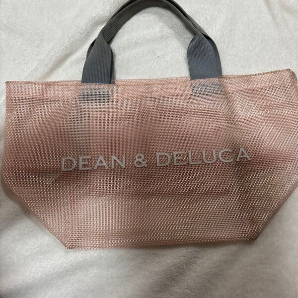 DEAN&DELUCA ディーン&デルーカ メッシュトートバッグ ピンク S