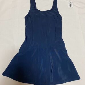水着 ワンピース ネイビー 130