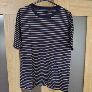 ナノ・ユニバース ボーダーTシャツ XL
