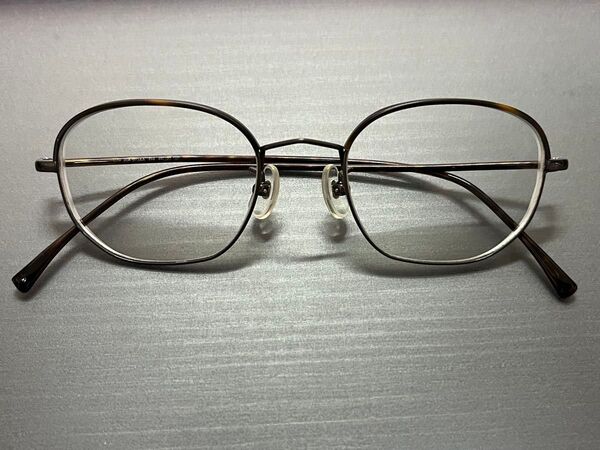 JINS メガネ Combination Slim Titanium ブラウン