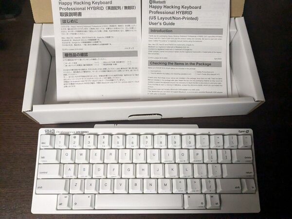 HHKB Professional Hybrid Type-s 雪 US配列
