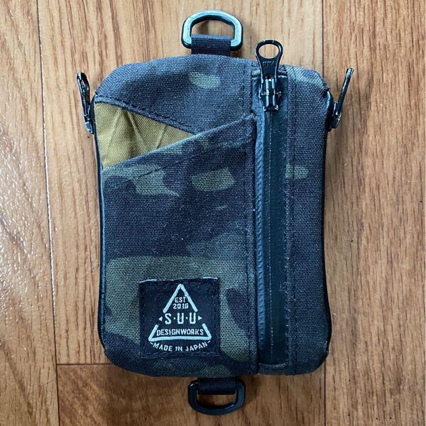 suu design works multi pouch 旧モデル 迷彩柄 カモフラ柄 廃盤品 スーデザインワークス マルチポーチ