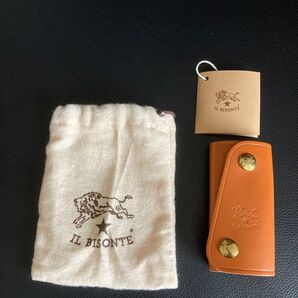 IL BISONTE イルビゾンテ キーケース オレンジ 未使用