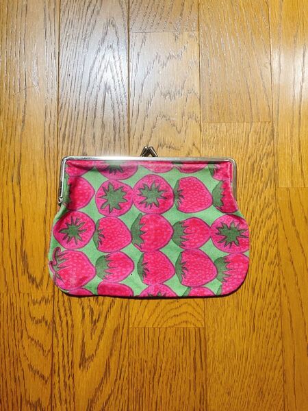 マリメッコ がま口 ポーチ marimekko レア 廃盤品