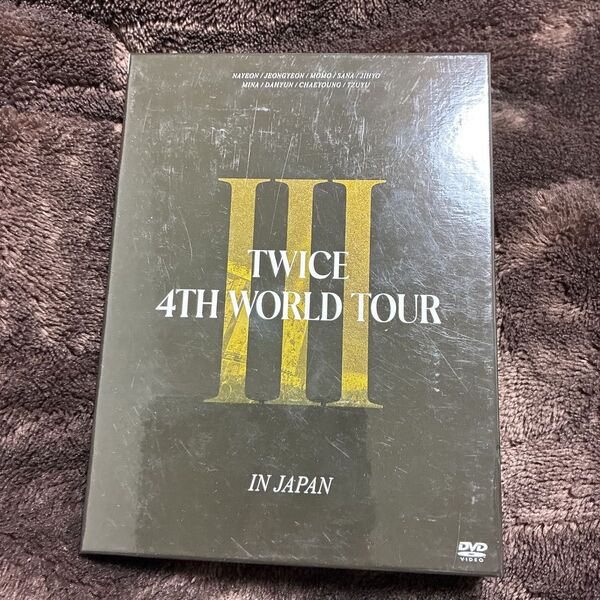 TWICE 4TH WORLD TOUR 'III' IN JAPAN DVD