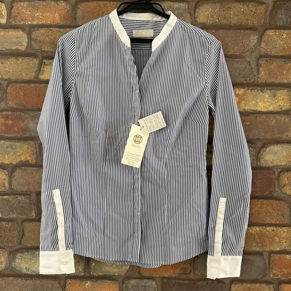 新品 LE SOUK ストライプ長袖シャツ サイズ36