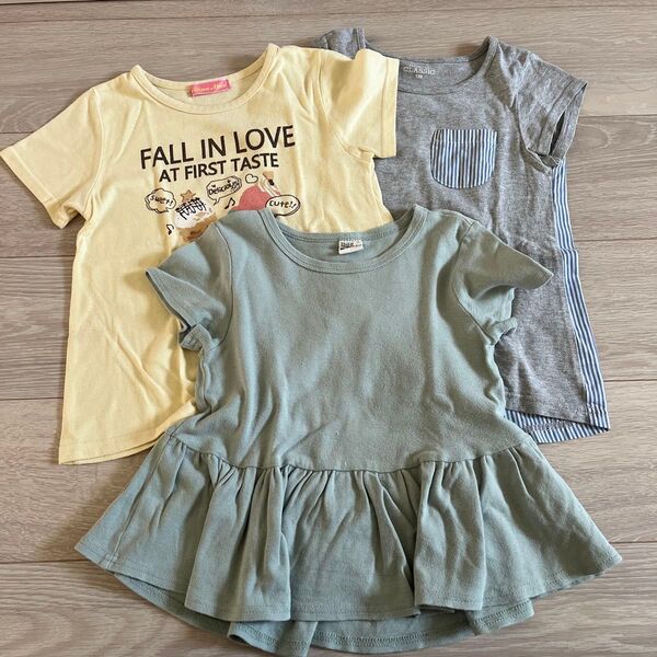 半袖 Tシャツ 女の子 120 3枚 トップス