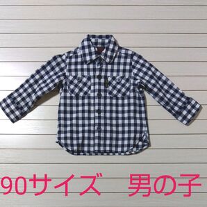 90サイズ ベビー キッズ 男の子 長袖シャツ LADESSO by CUCCO フーセンウサギ 綿