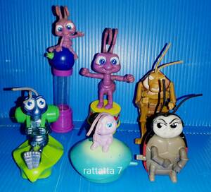 *Disney*McDonald's*Bug's Life* A Bug's Life *flik* ladybug * dot .* set * dispenser * McDonald's * Disney 