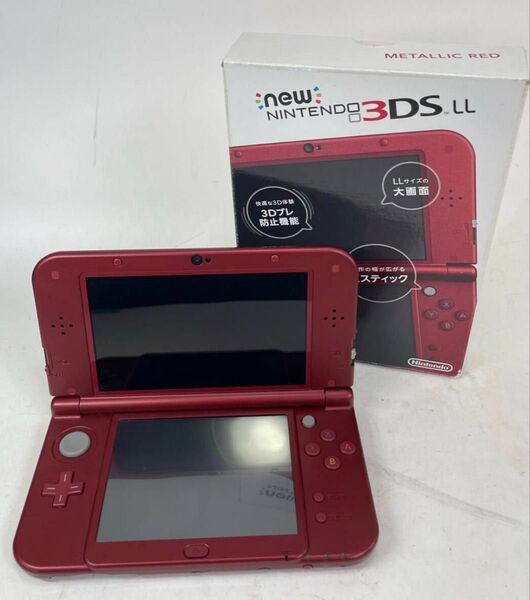 New Nintendo 3DS LL 任天堂 箱付き 本体のみ メタリックレッド