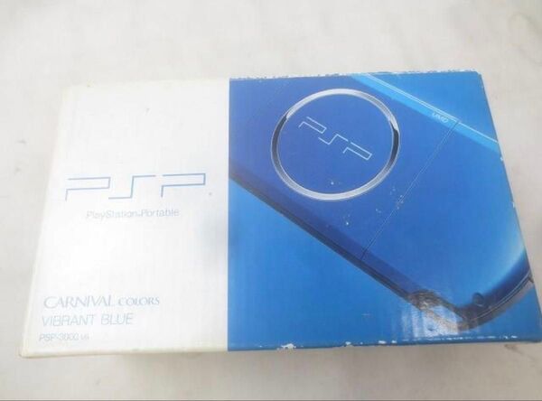 中古品 ゲーム PSP 本体 PSP3000 バイブランドブルー 動作品 4GBメモリースティック 箱付き