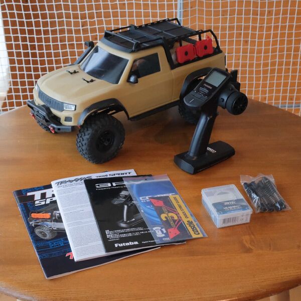 Traxxas TRX-4 SPORT 完成車 Futaba 3PV castle SIDEWINDER3 RCクローラー