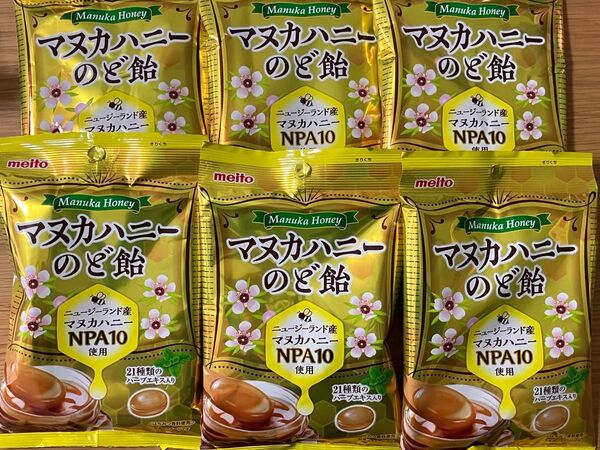 meito (名糖) マヌカハニー のど飴 ×6袋