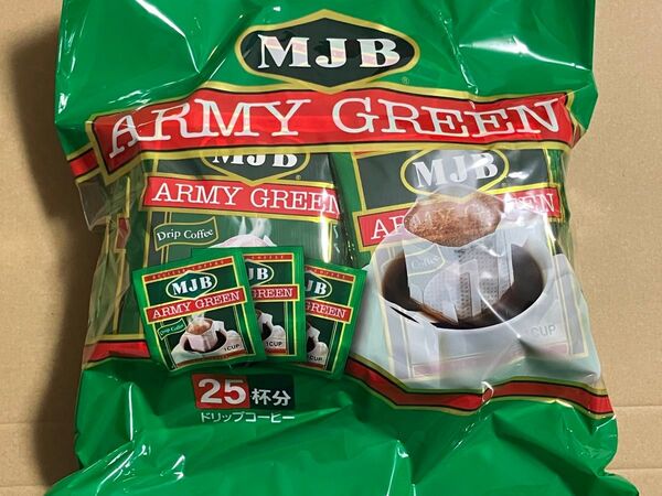 MJB アーミーグリーン ドリップコーヒー ×25杯分