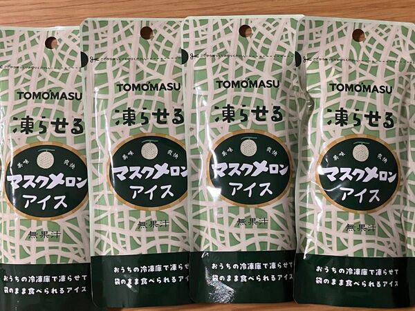 友桝 凍らせる マスクメロンアイス ×4袋