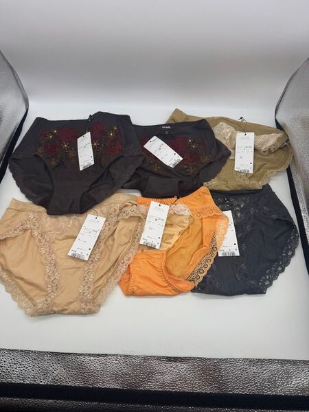 女性用下着ショーツ ワコール ラゼ 6枚セット M/Lサイズ