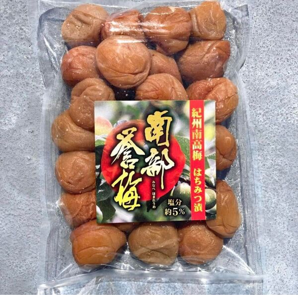 1【★450g★ 大粒 完熟梅 塩分5% まろやか はちみつ漬け 梅干し】フルーティー とろとろ ハチミツ 梅干し 和歌山 農園
