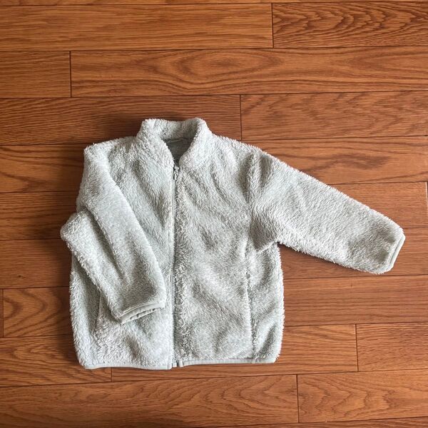 UNIQLO フリース ジャケット 90 水色 ユニクロ
