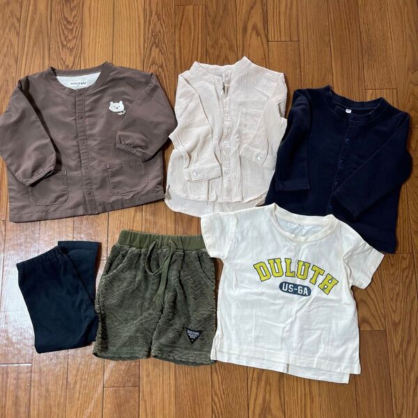 男の子 90 セット まとめ売り 長袖 半袖 Tシャツ レギンス パンツ